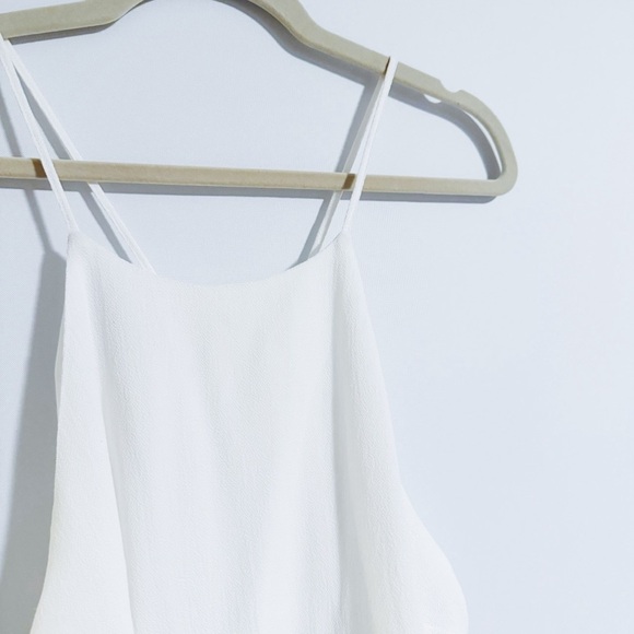 Free People - White Lace Up Tank - Picture 3 of 4